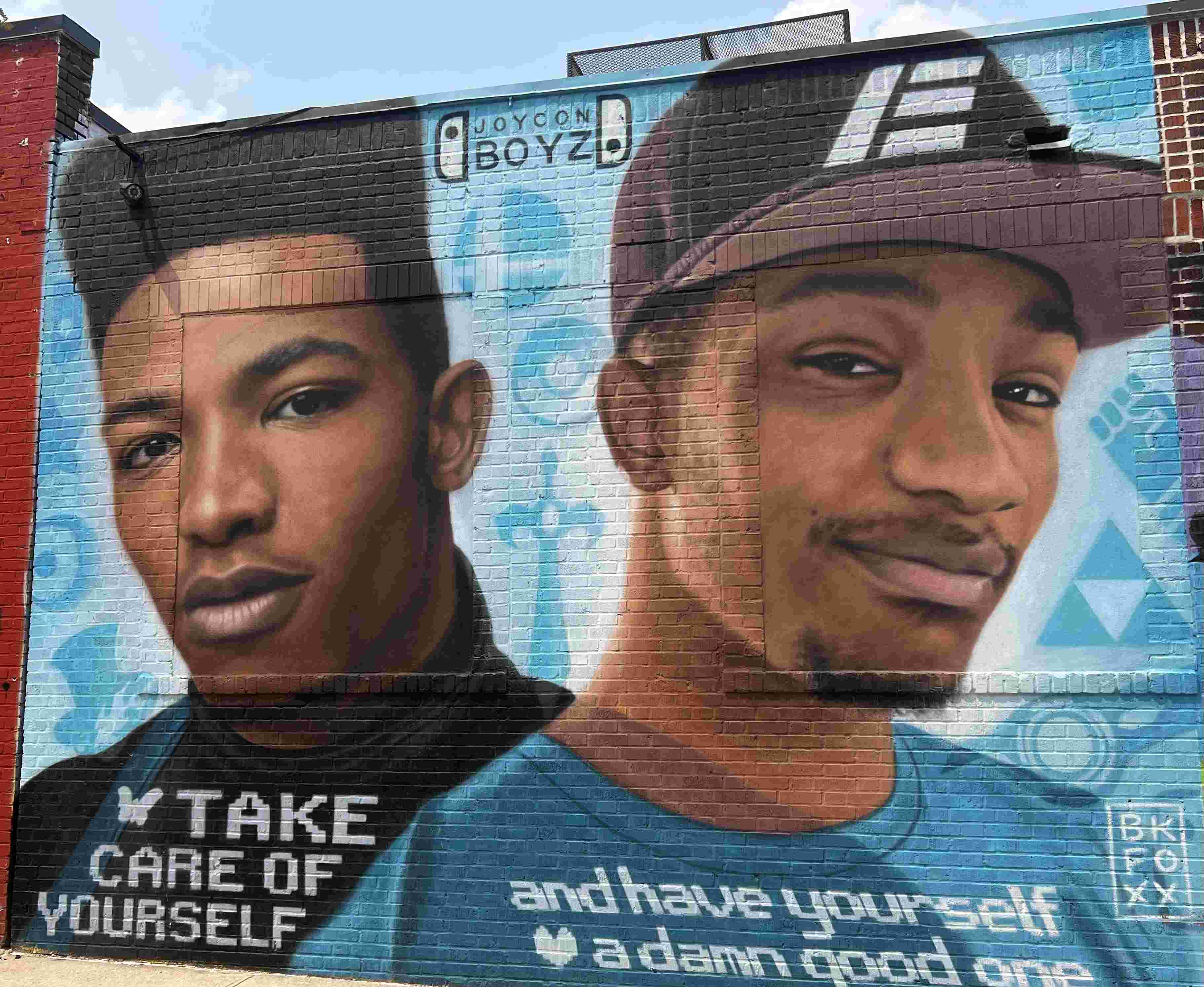 love graffiti art two handsome men